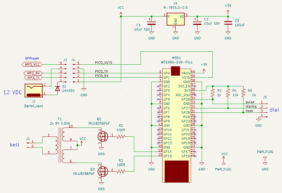 rotary dial remote interface schematic