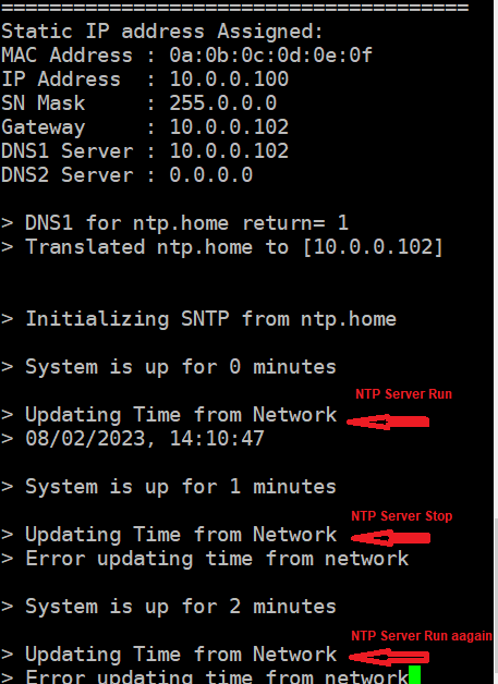 2- NTP Run-Stop-Run