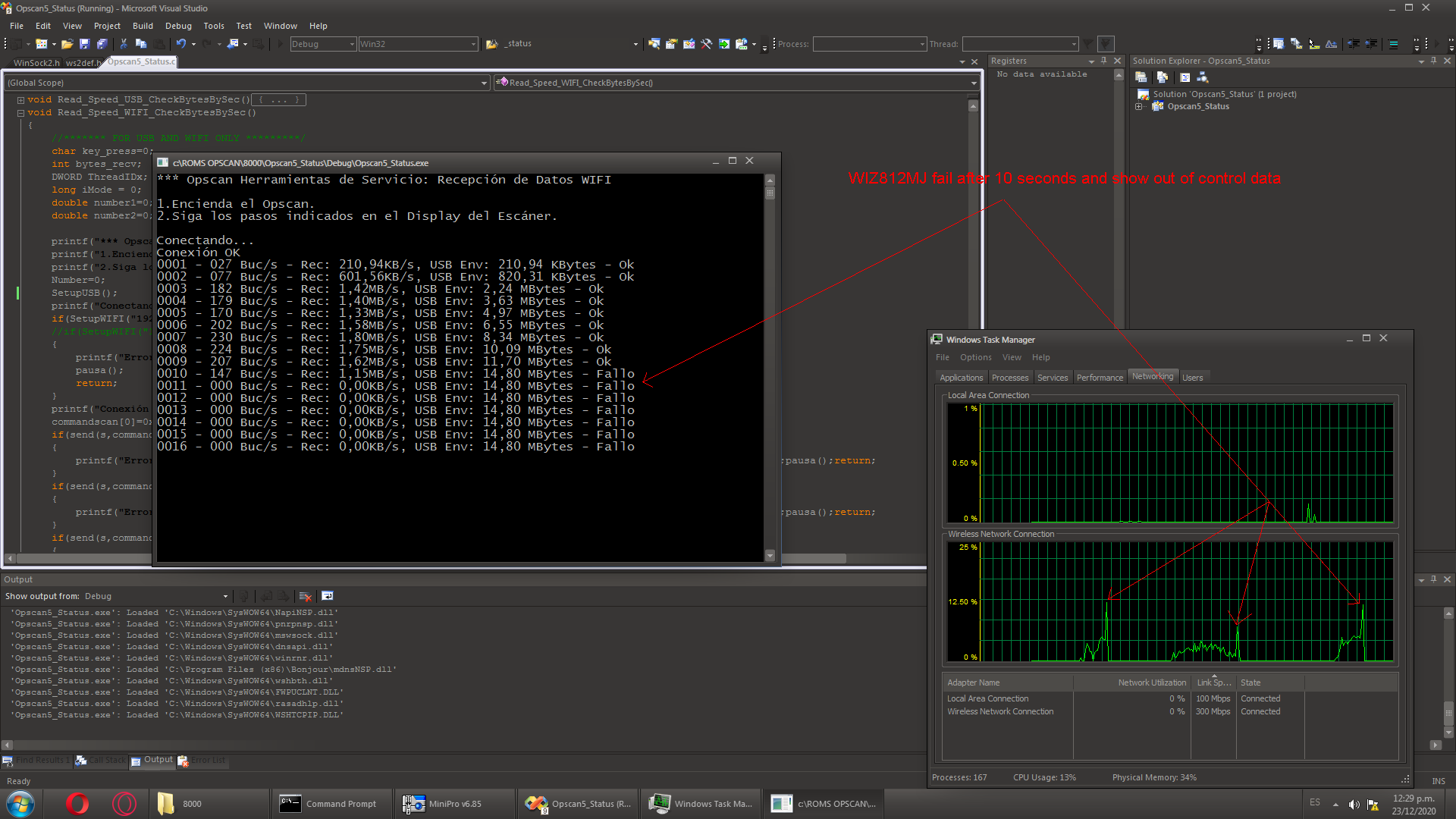 WIZ812MJ REV1.1 first graph