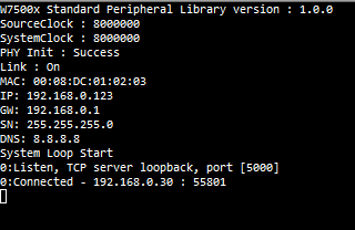 DevBrd1 loopback