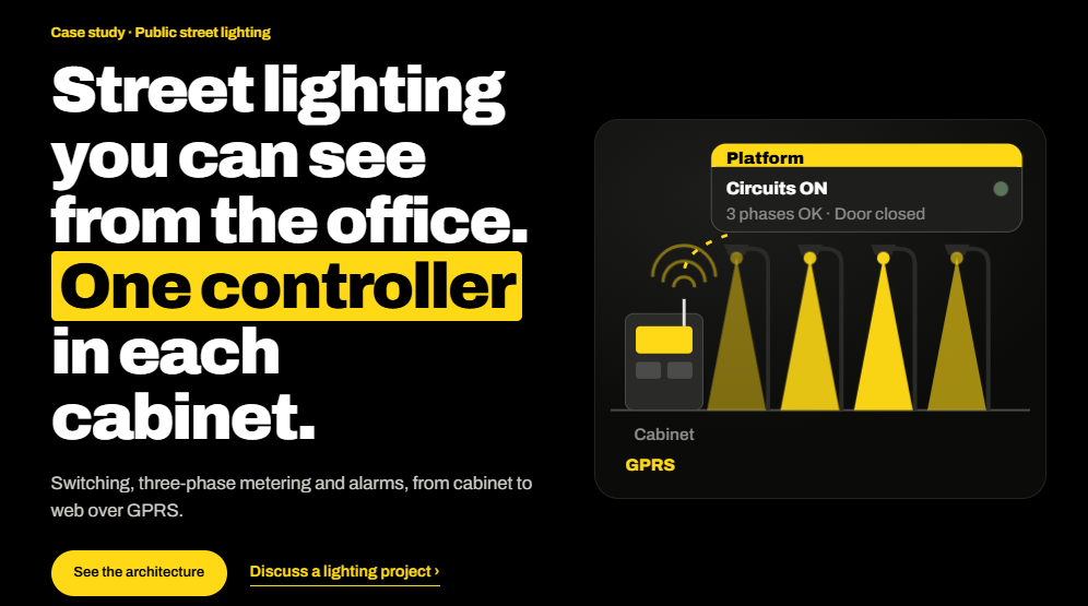 How Does Industrial Shields Use W5500-Based PLCs in Smart Street Lighting Control?