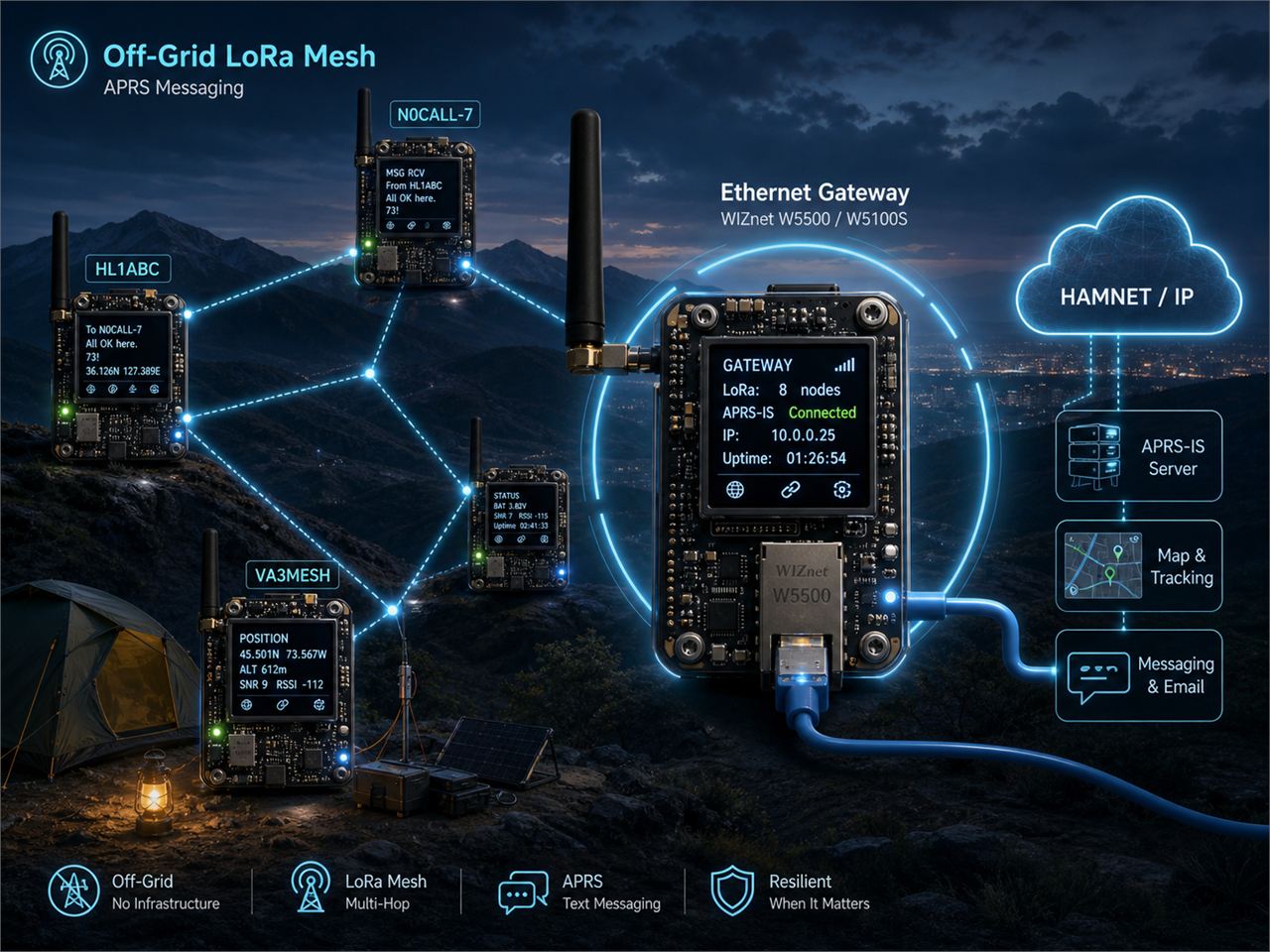 MeshCom, π Overview