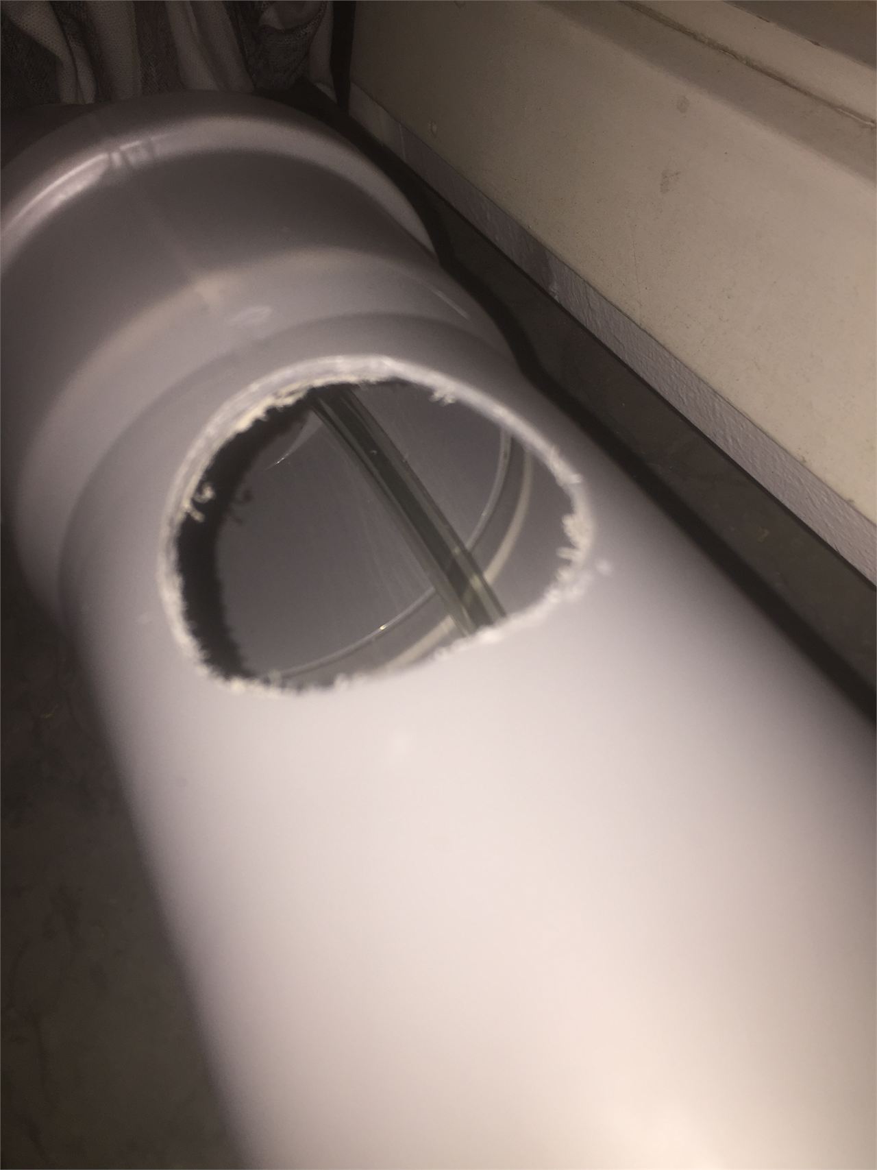 The tube in the pipe