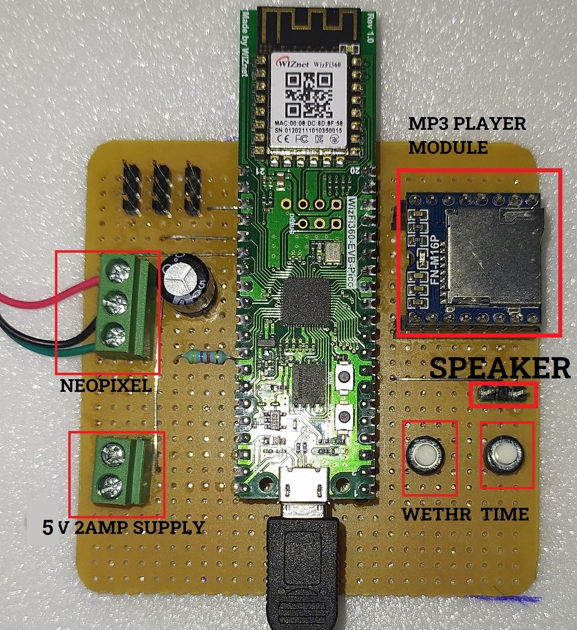 Enchanted WiFi Weather Clock