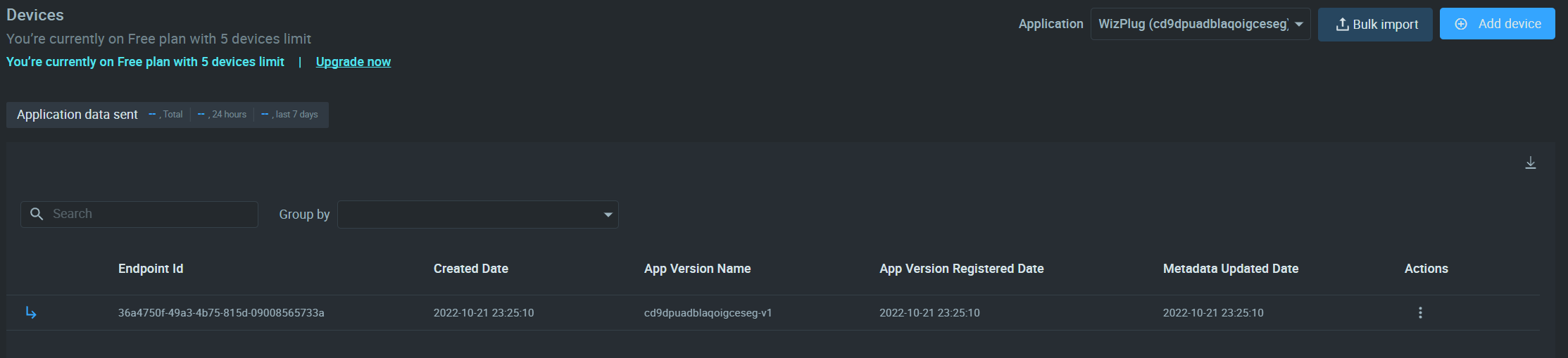 Device list