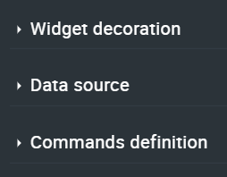 Three types of configuration