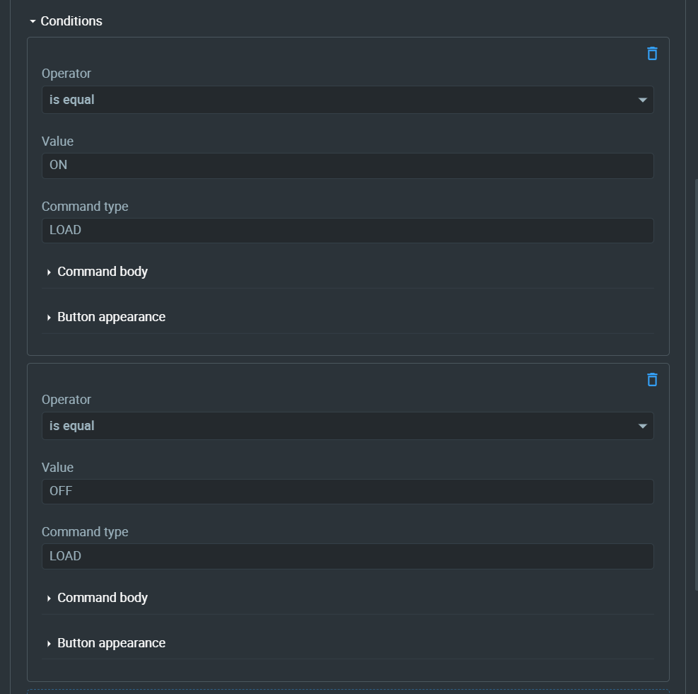 Conditions