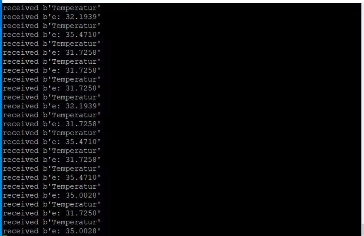 Temperature transfer WizFi360-EVB-Mini (Pico) – Client