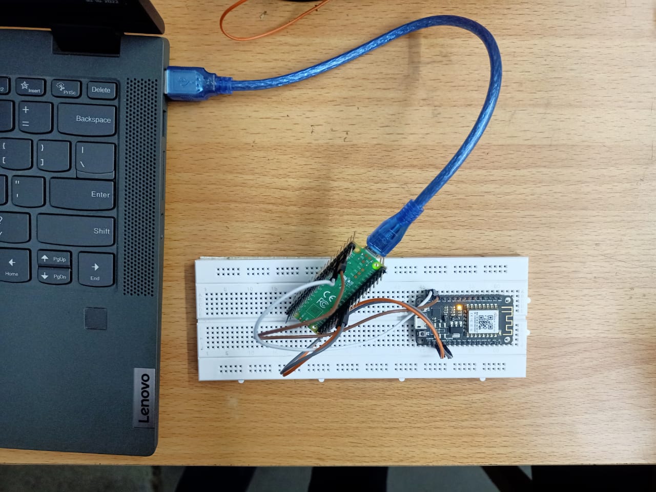 Temperature transfer WizFi360-EVB-Mini (Pico) – Client