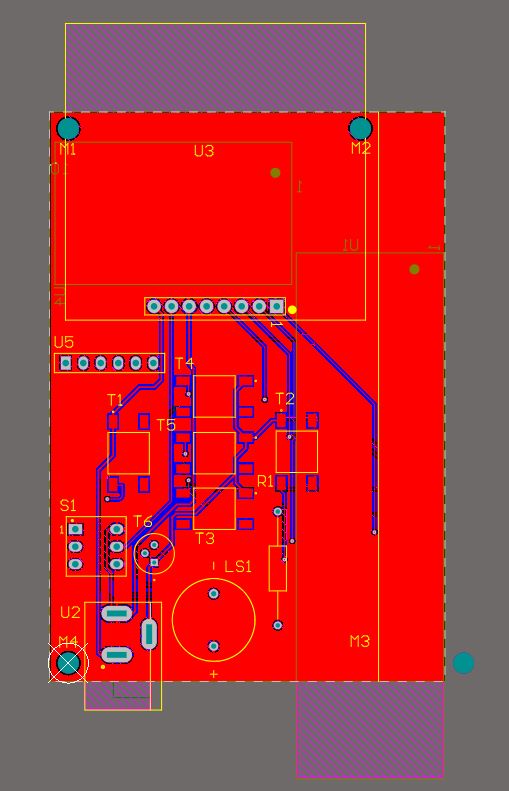 Automated Inventory management system, PCB: