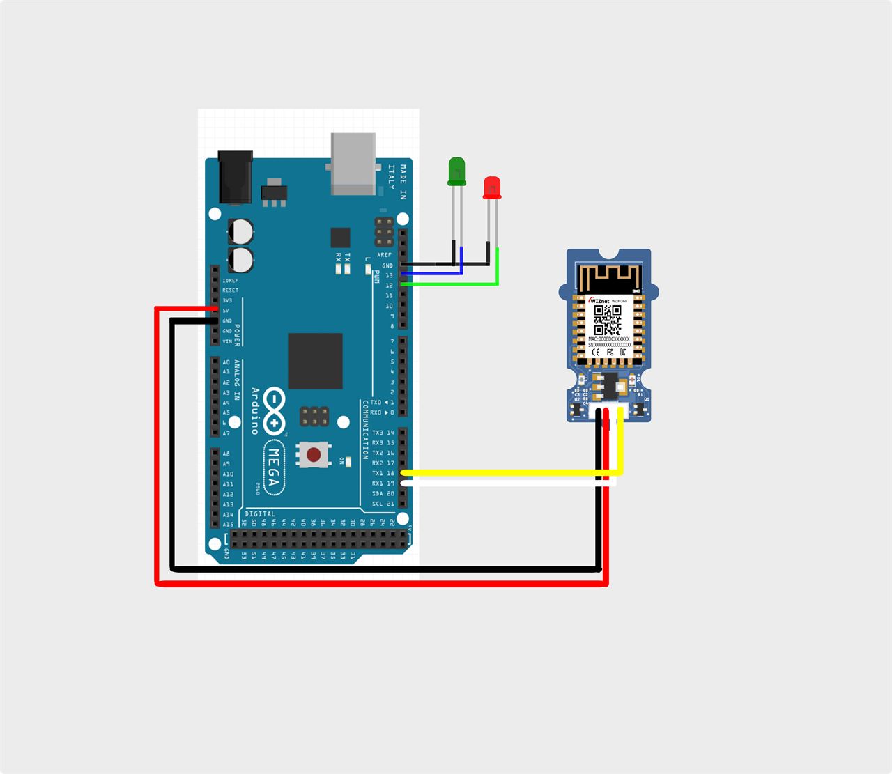 Grove_WizFi360 - Parts Overview: