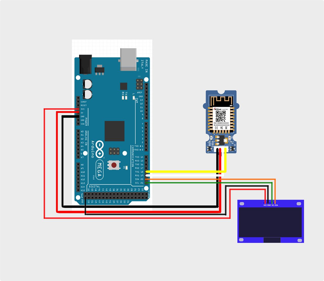 Grove_WizFi360 - Parts Overview: