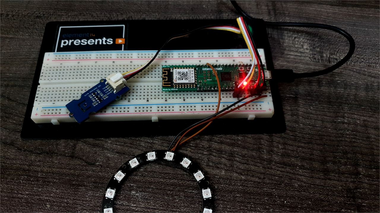 Interfacing Sensor with WizFi360-EVB-Pico