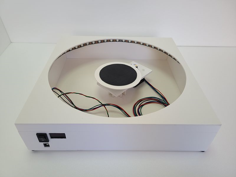 WiFi controlled display turntable, Hardware