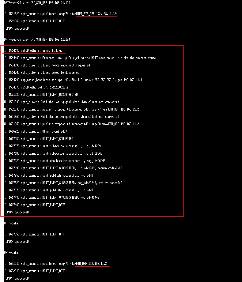 ESP32-S3 + WIZnet: Keep MQTT Alive with Wi-Fi ↔ Ethernet Failover, 9. Results