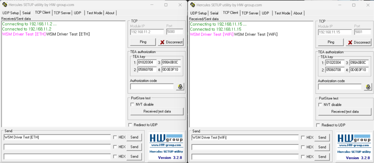 Verify TOE + Wi-Fi Simultaneous Operation