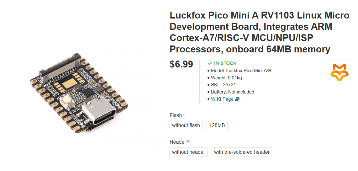 2. Luckfox Pico Mini 소개