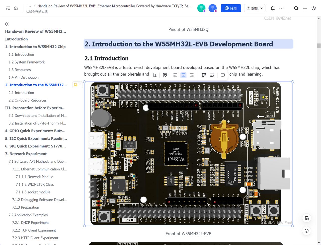Hands-on Review of W55MH32L-EVB: Ethernet Microcontroller Powered by Hardware TCP/IP, Zero-Threshold
