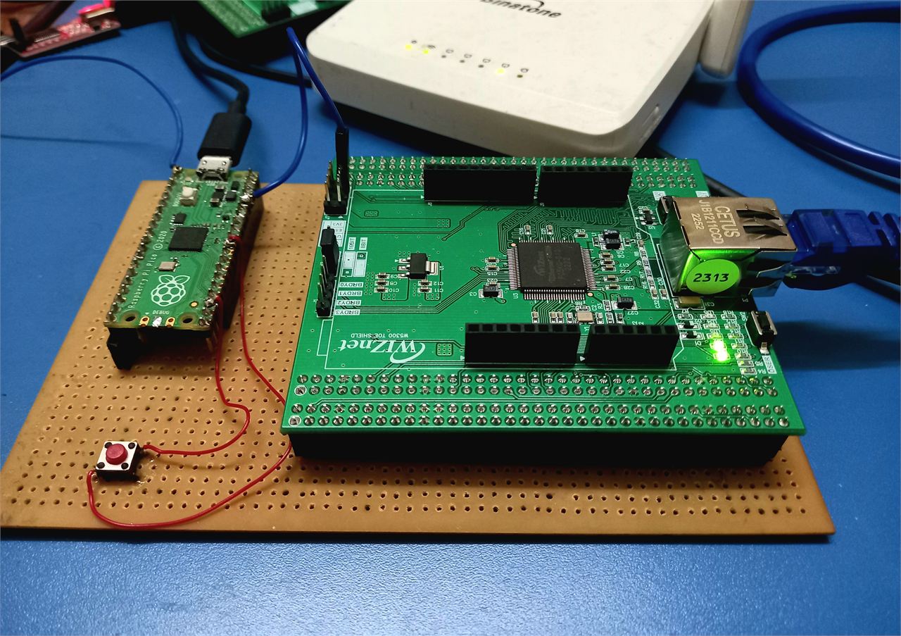 Efficient Medical Gas Management with W5300 Chip Solution, Connection Details: