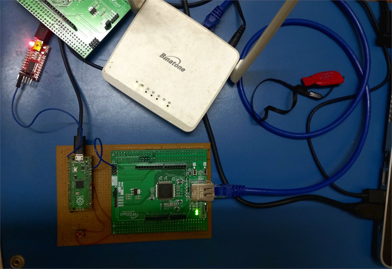 Here's a sneak peek into the hardware setup: