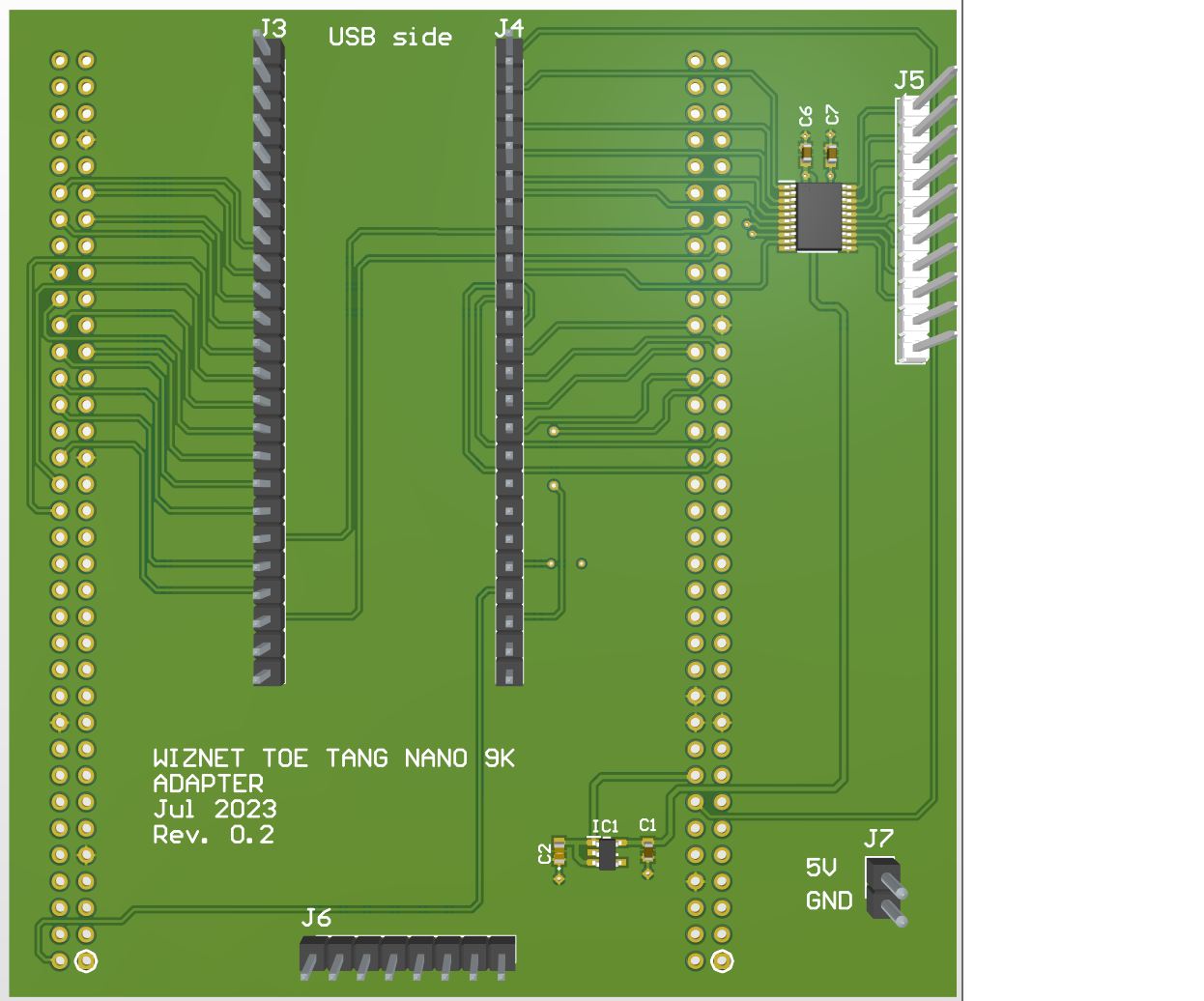 Hardware components and setup.