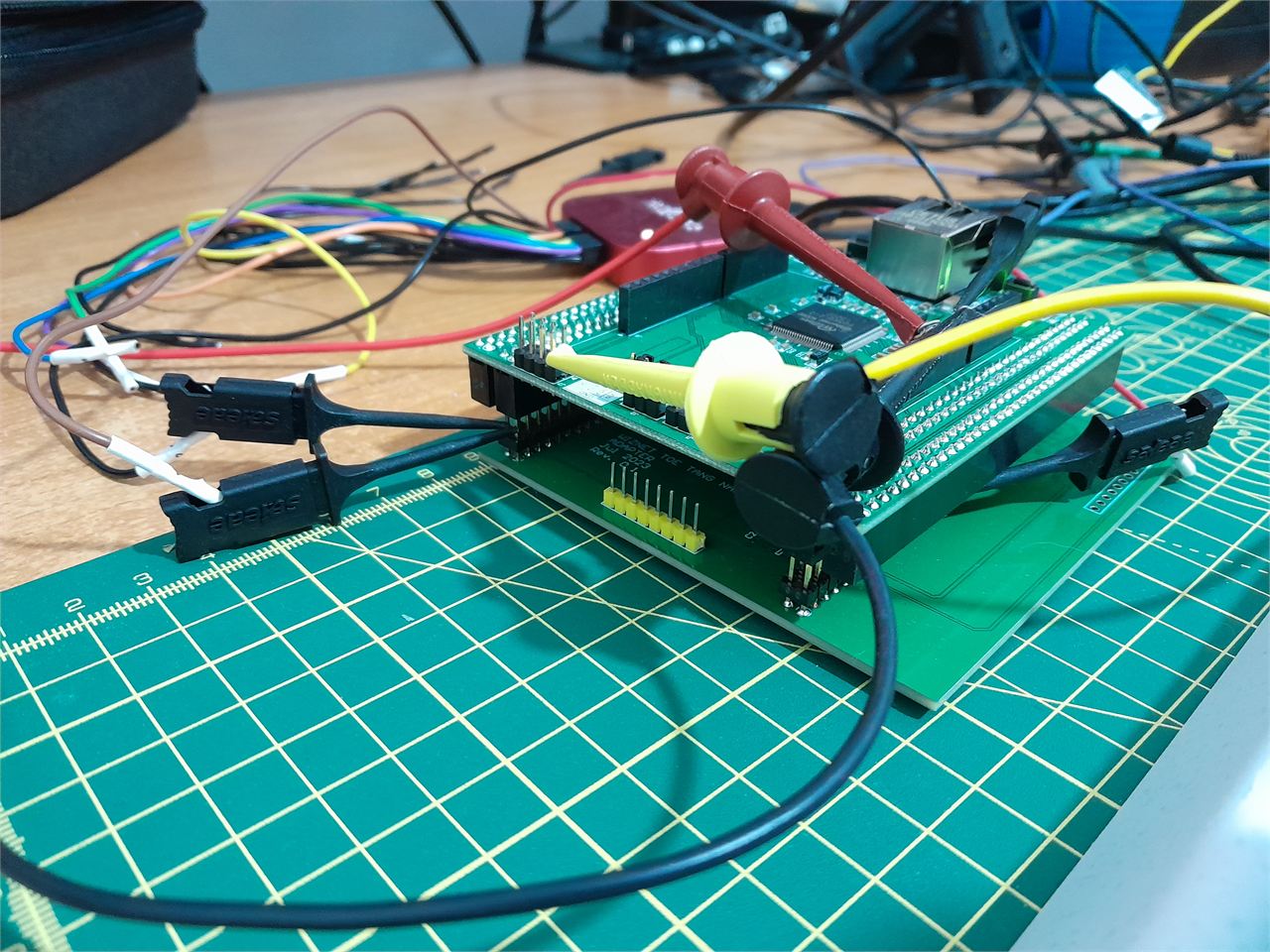 Hardware components and setup.