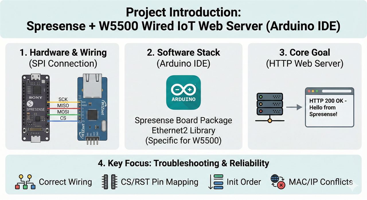 Spresense-Arduinoで堅牢な有線通信!W5500イーサネットモジュールを使ったIoT入門🌐, Introduction