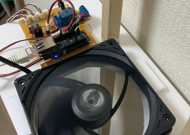 Ventilation Fan Built with SPRESENSE and W5500