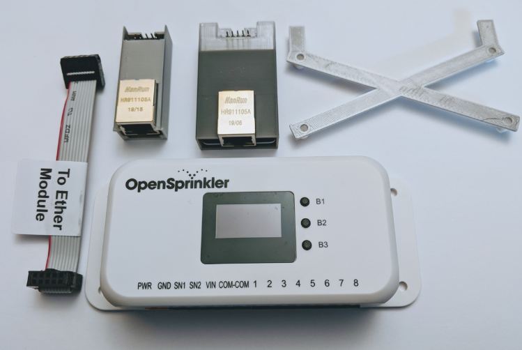Install Wired Ethernet Module on OpenSprinkler v3.2+, Overview