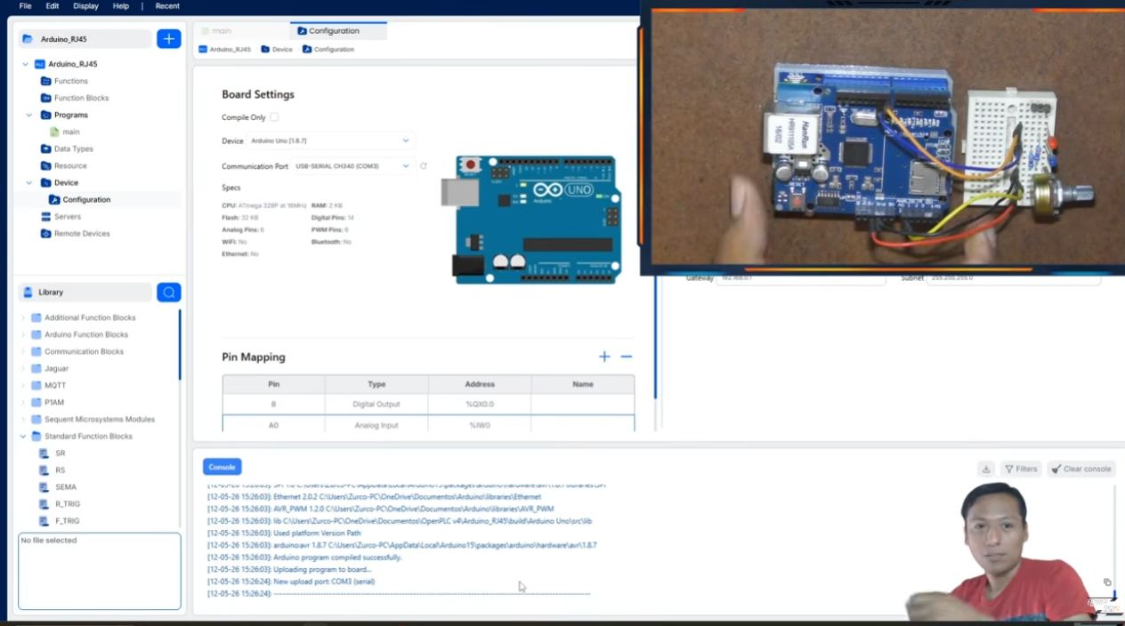 OpenPLC Modbus TCP 설정