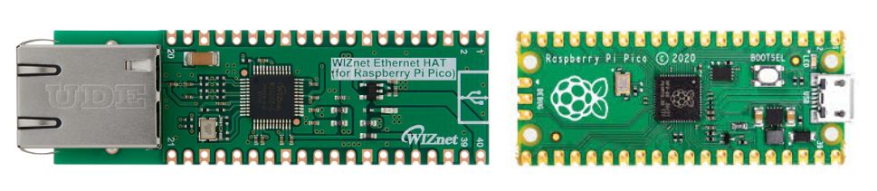 µSECoP demo with Raspberry Pi Pico and WIZnet W5500, Hardware Configuration