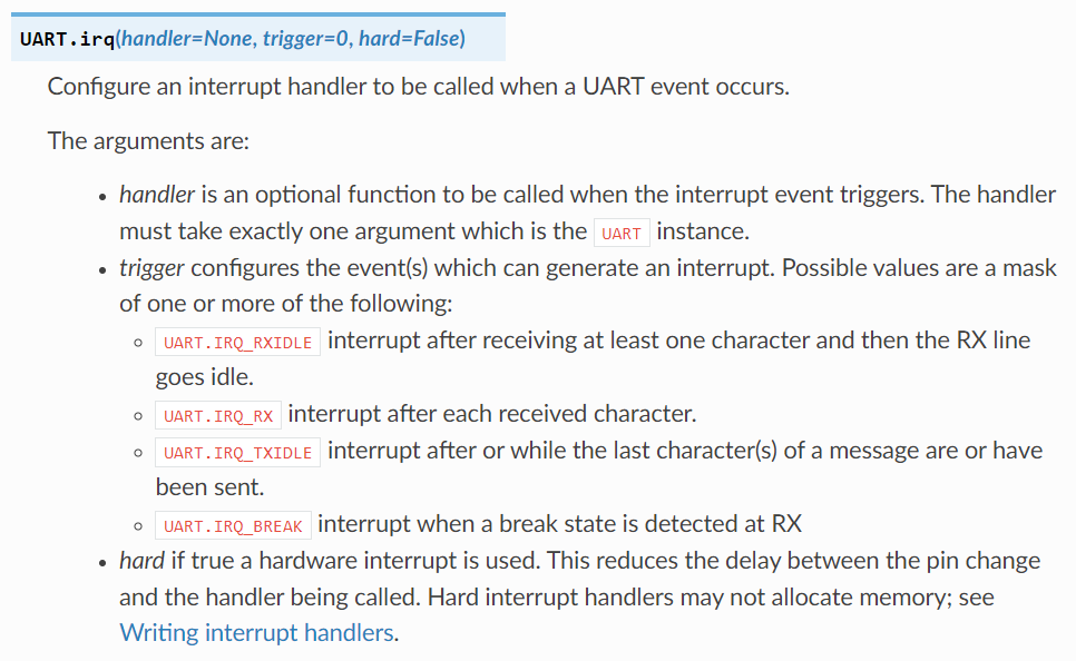 2. Serial Port Interrupt Related Control Methods