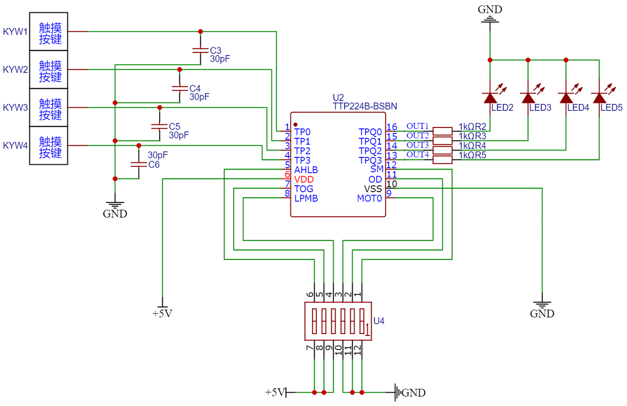 2. Touch Button Detection Experiment