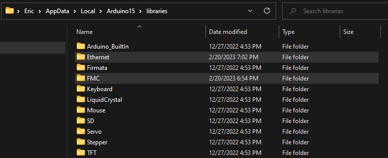 Step 2: To add the "Ethernet" and "FMC" libraries to your Arduino IDE, follow these steps: