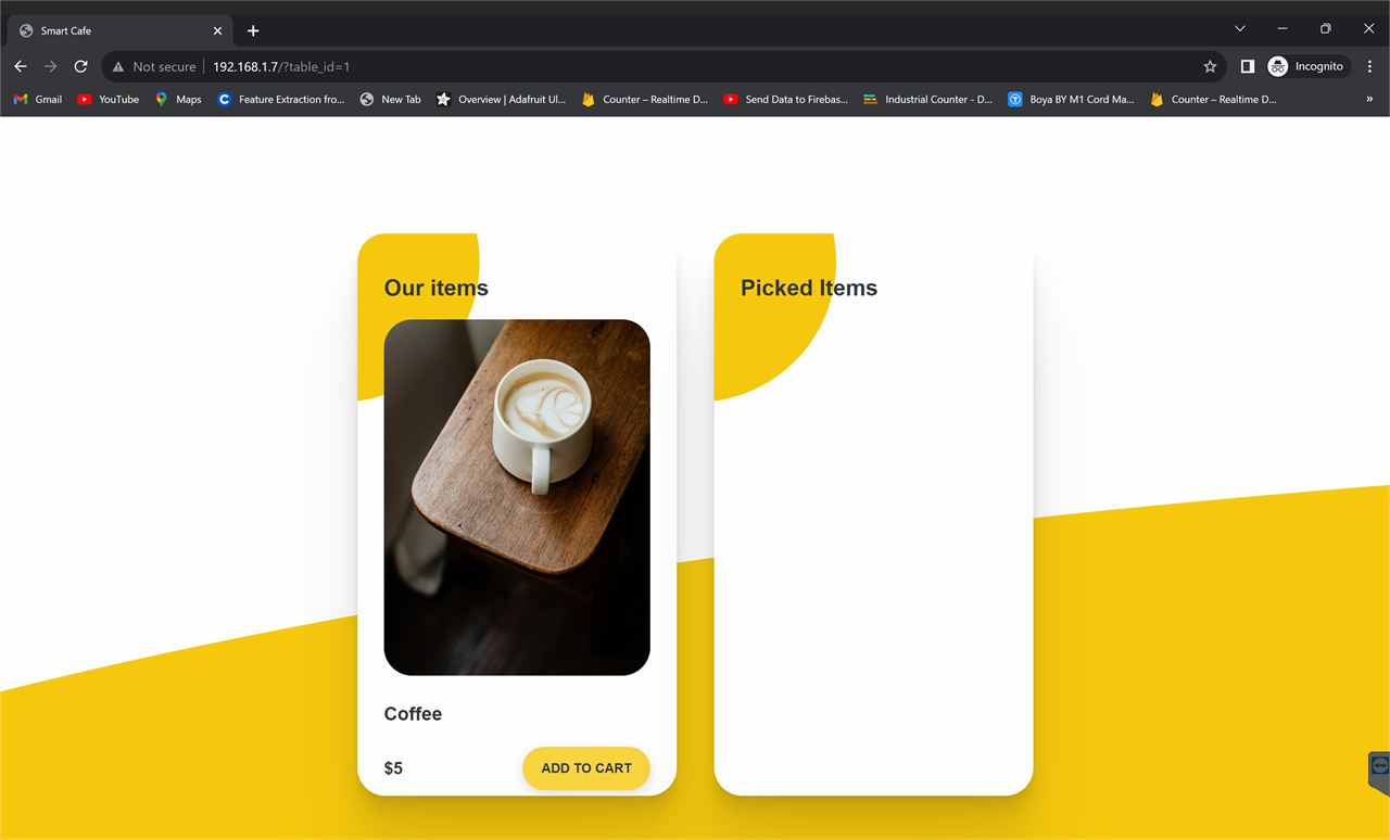 OrderEZ: Self-Service Ordering System for cafes