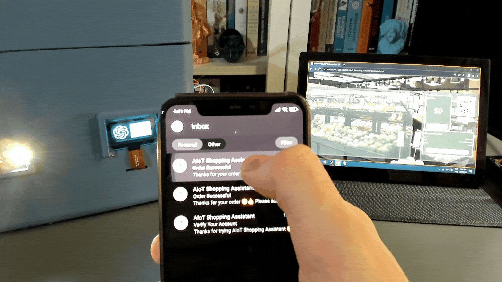 AI-driven IoT Shopping Assistant w/ ChatGPT, Story