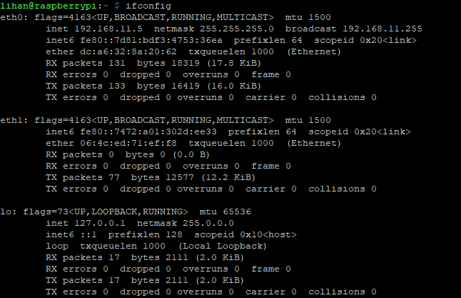 Configuring the Wiz550io on Raspbian
