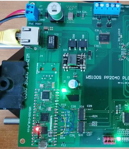 Wiznet Rudge PoE Pico PLC