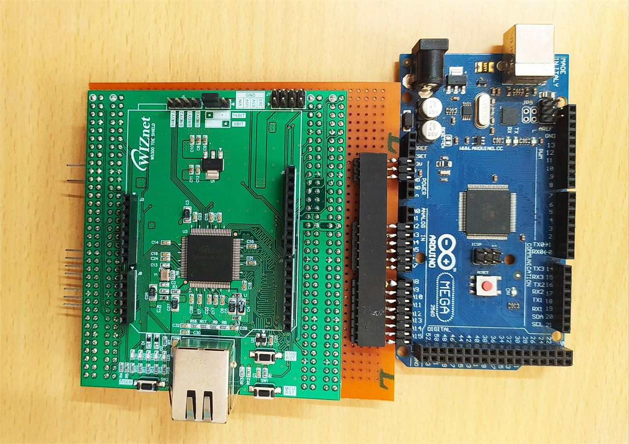 W5300 custom Library for Any Arduino board and Application
