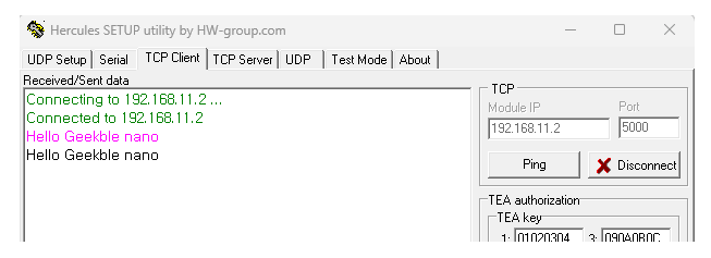 TCP Loopback TEST