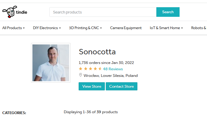Sonocotta HiFi-ESP32 + W5500: Wired Audio Streaming IoT Gateway, Author (Sonocotta)