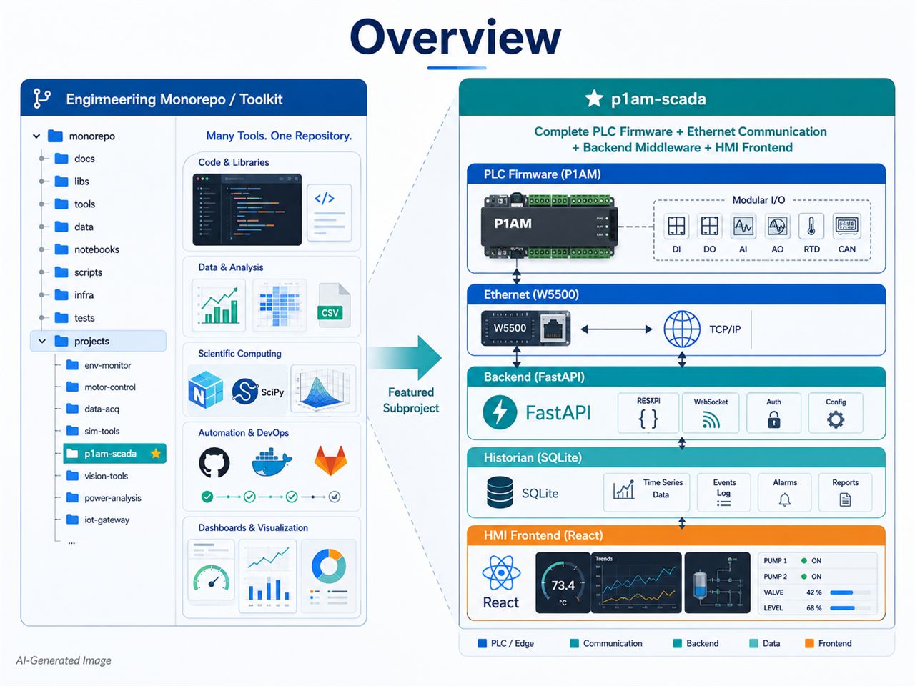 Tools Monorepo 🛠️ (P1AM DCS/SCADA Control System), PROJECT DESCRIPTION