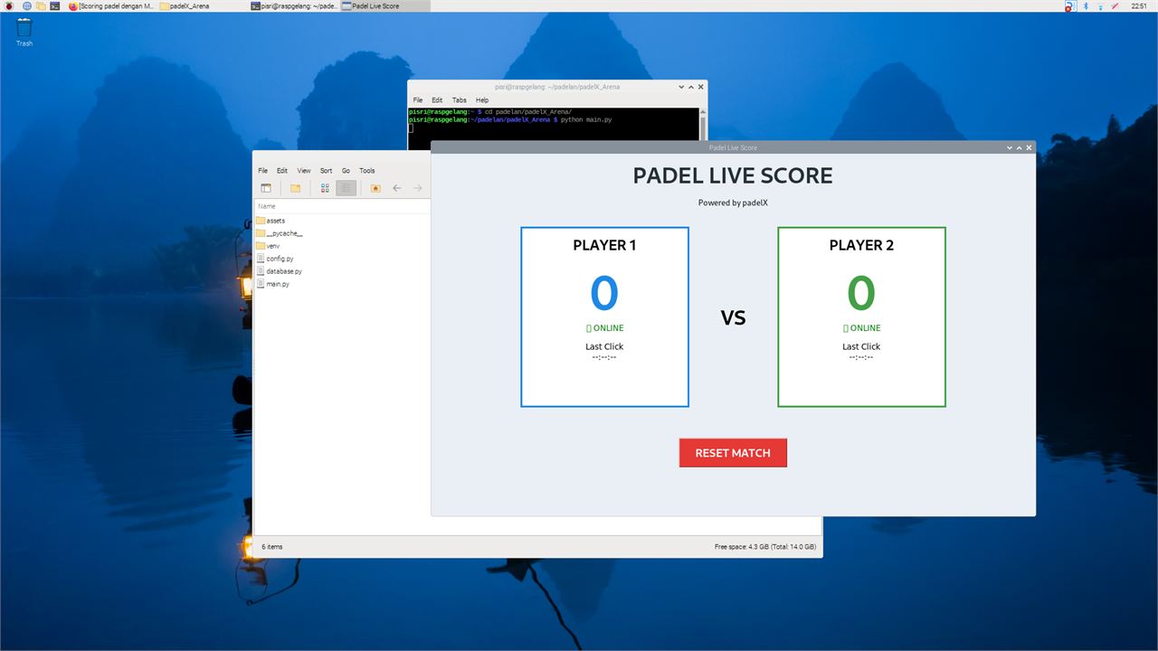 PadelX : Scoring System for Padel Games