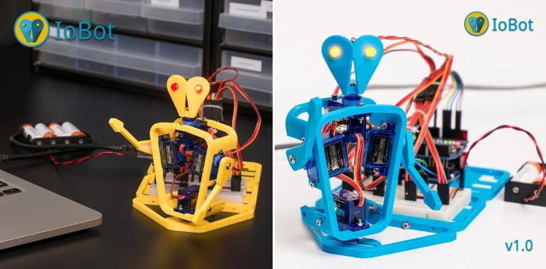 How to Make a Mobile Phone and Computer Controlled 3D Printed Robot With Arduino - IoBot.
