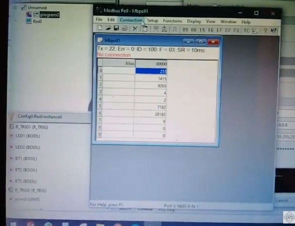 β
3) Ethernet/IP ν΅μ νκ²½μμ PLC μ μ΄ κ΅¬ν