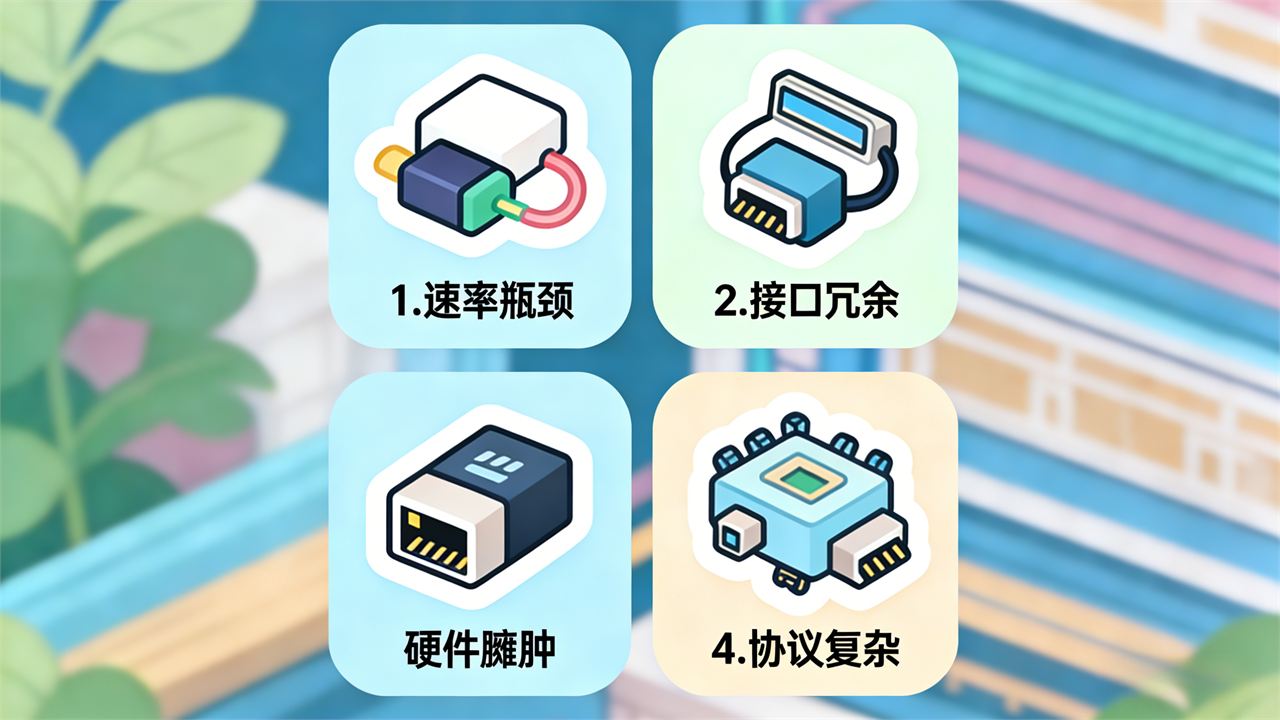 1. Four core pain points of traditional serial-to-Ethernet solutions