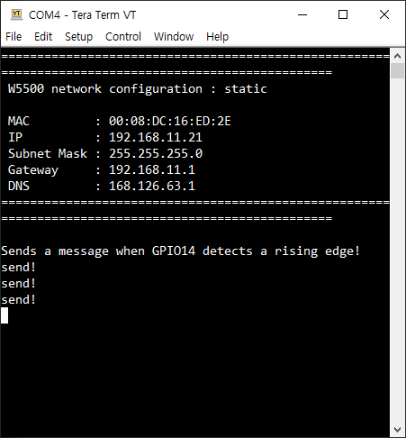 Setting Up UDP Multicast on W55RP20-EVB-PICO !, Set up