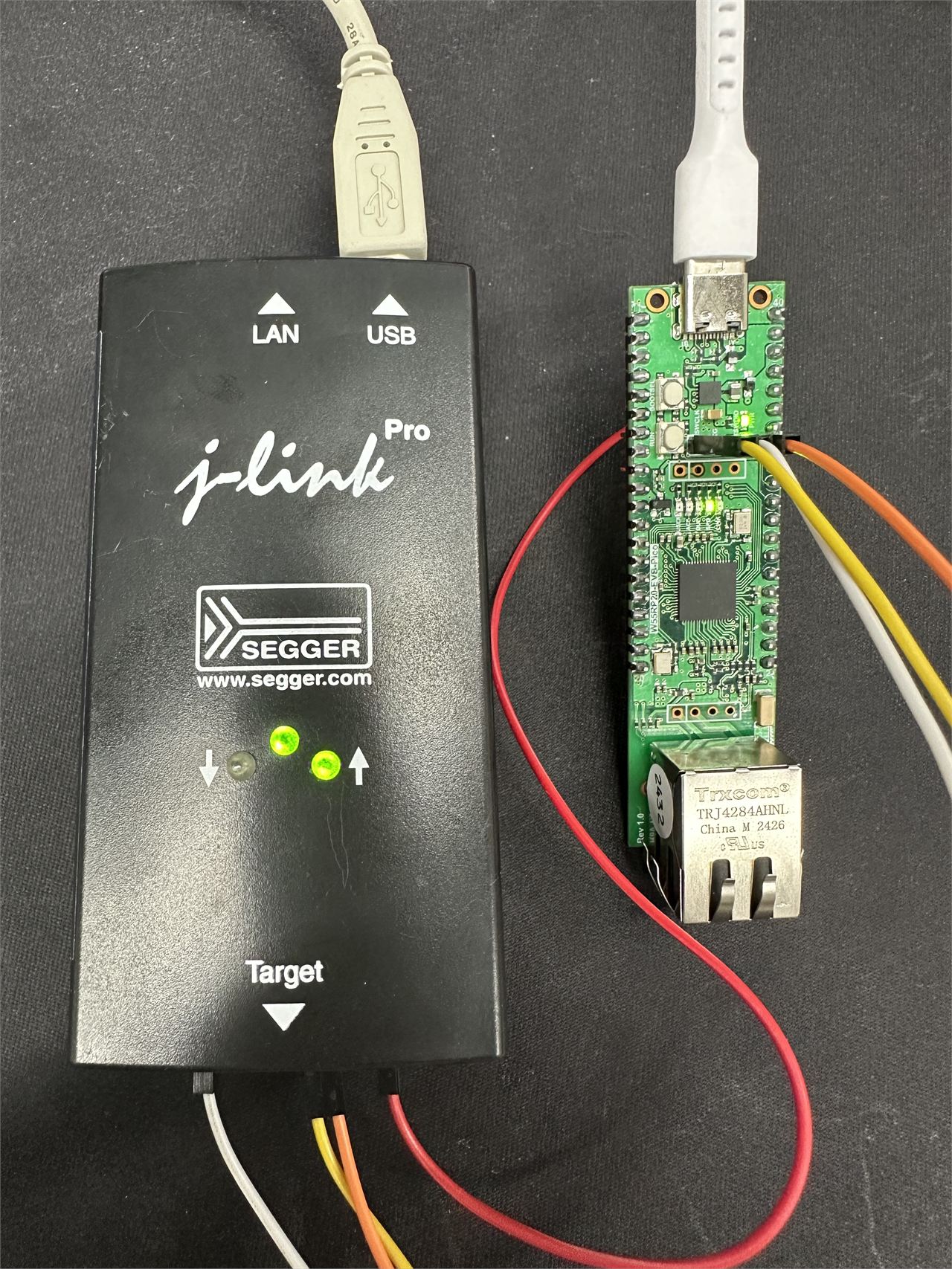 Connecting the W55RP20 Using SEGGER [J-Link]