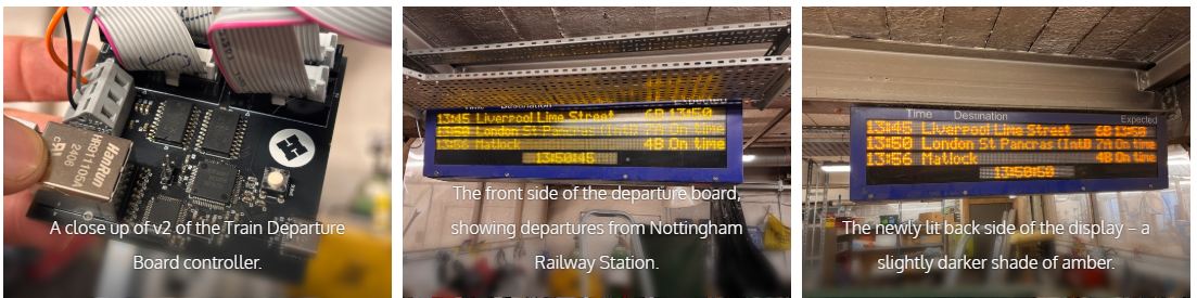 Train Departure Board, Project Overview
