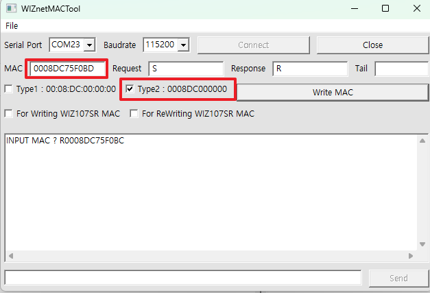 Using the W55RP20-EVB-PICO as a UART to Ethernet Device